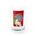 ️️ひろゆき🐾の3匹の可愛い猫 Water Glass :front