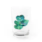 rakkosoda / コマイの葉っぱと魚と雨 Water Glass :front