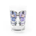 猫さんの気象病のせいかも Water Glass :front