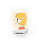 無糖 きな子のピアッシング Water Glass :front