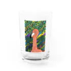 片倉のフラミンゴ Water Glass :front