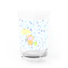 ココロ企画のこぶたとカエルさんと雨 Water Glass :front