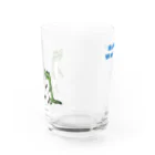 つきはな　しおの波のワニワニ Water Glass :front