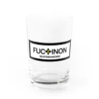 FUCKINONのロゴ Water Glass :front