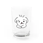 店のへなちょこドッグ Water Glass :front