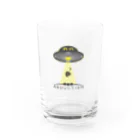 “すずめのおみせ” SUZURI店のabduction? Water Glass :front