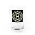 Imacocoのフラワーオブライフ立体B Water Glass :front