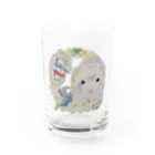 イタチの6月フェレット銀ちゃん Water Glass :front