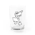 まるこのもふもふ Water Glass :front