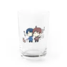 正気麻酔のふたりぐみ Water Glass :front