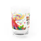 Gemo こうだともこの七福神と縁起物_グラス・タンブラー Water Glass :front