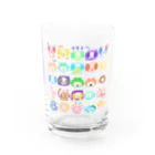 こどもいぬ｜ぬいぐるみ・絵のパステル こどもいぬフレンズ Water Glass :front