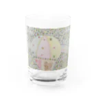 みずたまinnuの夢（気球に乗って） Water Glass :front