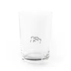 しろくまのおみせのまえがみちゃんグラス Water Glass :front