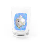 たぬきの残像のさいわいのねこ　カムパネルラ Water Glass :front