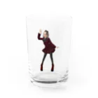 【ホラー専門店】ジルショップの紅い制服の女学生＊おしゃれ＊可愛い Water Glass :front