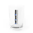 GoodSpeedVisionオンラインストアのGoodSpeedVision（色文字） Water Glass :front