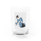 keeeeeep smilingのビューティー選手権　#かみぐせ絶好調 Water Glass :front