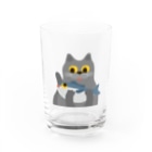 Higucciniの抱きマグロのボナさん Water Glass :front