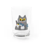 Higucciniの抱きマグロのボナさん Water Glass :front