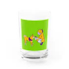 柴犬ポップライフ_眠る豆柴の柴犬ポップライフ_4 Water Glass :front