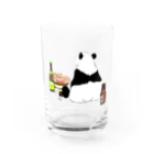 KaNaN〜パンダの晩酌パンダ🐼 Water Glass :front