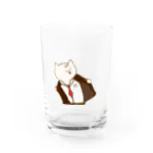 nyantar_stampのねこの島岡さん Water Glass :front