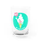 ツルバラのオバケソフトクリーム Water Glass :front