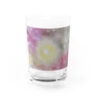 光のパステルアート　Hisaの光のパステルアート　ひかり Water Glass :front