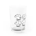 どどど素人のどどねこ-ぜんぶ- Water Glass :front