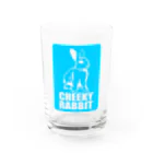 CHEEKY RABBITのCR003_CheekyRabbit_blue Water Glass :front