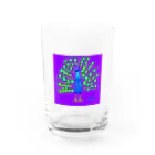 Fのクジャク雀々 Water Glass :front