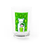 PETDOGSの「緑の気持ち」ロンググラス Water Glass :front