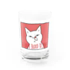 たんこ@酒とサブカル TANKの鼻血ねこ Water Glass :front