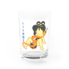 NAWOMIDOU なをみ堂出版　シィカちゃんSUZURI'S SHOPのシィカ弁財天化身蛇神(修正版) Water Glass :front