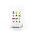 insparation｡   --- ｲﾝｽﾋﾟﾚｰｼｮﾝ｡のくだもの屋さん (カラー) Water Glass :front