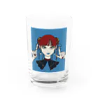 yurineのおだんごお嬢さまフルメイク☆ Water Glass :front