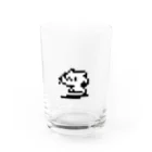 どどど素人のどどねこ-ピコピコ- Water Glass :front