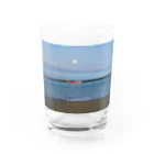 鳥取カランコロンの夜明け前のくじら Water Glass :front