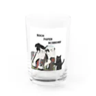 keeeeeep smilingのチョキを習得した猫 Water Glass :front