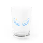 dot.の水色のドット翼 Water Glass :front