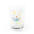 greetenの猫ちゃん組体操　運動会 Water Glass :front