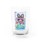 オクサバットの織姫ボタンちゃん Water Glass :front