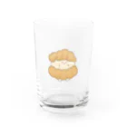 さきまるらんどのシュークリームのくりむちゃん Water Glass :front