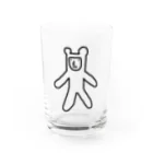 きりん　たかひろのクマさん Water Glass :front