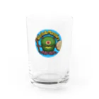 Words & Monsters Blue Diamond ExchangeのWAM Medalion Water Glass :front