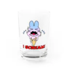 ピノコのI SCREAM！牛乳注いであげてね Water Glass :front