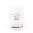 Sugar Plum Shopのうさぎちゃん グラス ふわふわ Water Glass :front