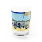 寿めでたや(ukiyoe)の葛飾北斎_冨嶽三十六景　五百らかん寺さゞゐどう Water Glass :front