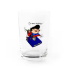 momino studio SHOPの魔法の絨毯に乗れるなんて! Water Glass :front